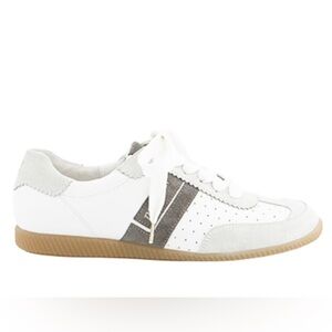 Leather Sneaker. Color: White combo. Never used. In box